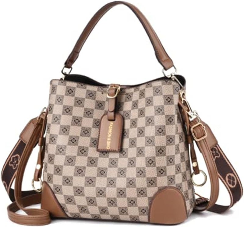 Phevos Women Handbags and Purse Tote Bags Ladies Satchel Shoulder Bag Retro Top Handle Hobo Purse - Image 1